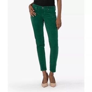 Kut From The Kloth Mia Toothpick Skinny Corduroy Pants – Emerald Green | NWOT  2